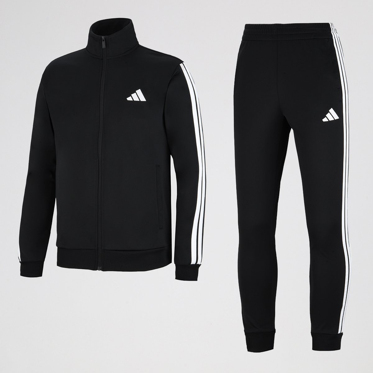 Conjunto adidas Basic Tricot 3 Tiras Hombre,  image number null