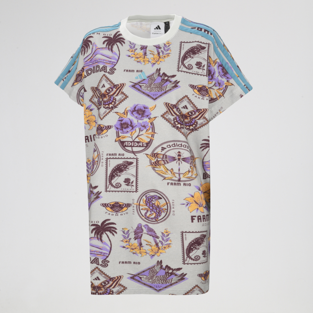 Vestido estampado adidas X FARM RIO Mujer,  image number null