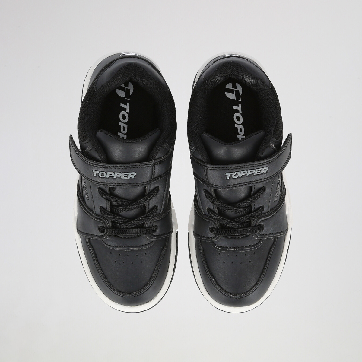 Zapatillas con velcro y cord&oacute;n Topper Quarter Cs Infantil,  image number null