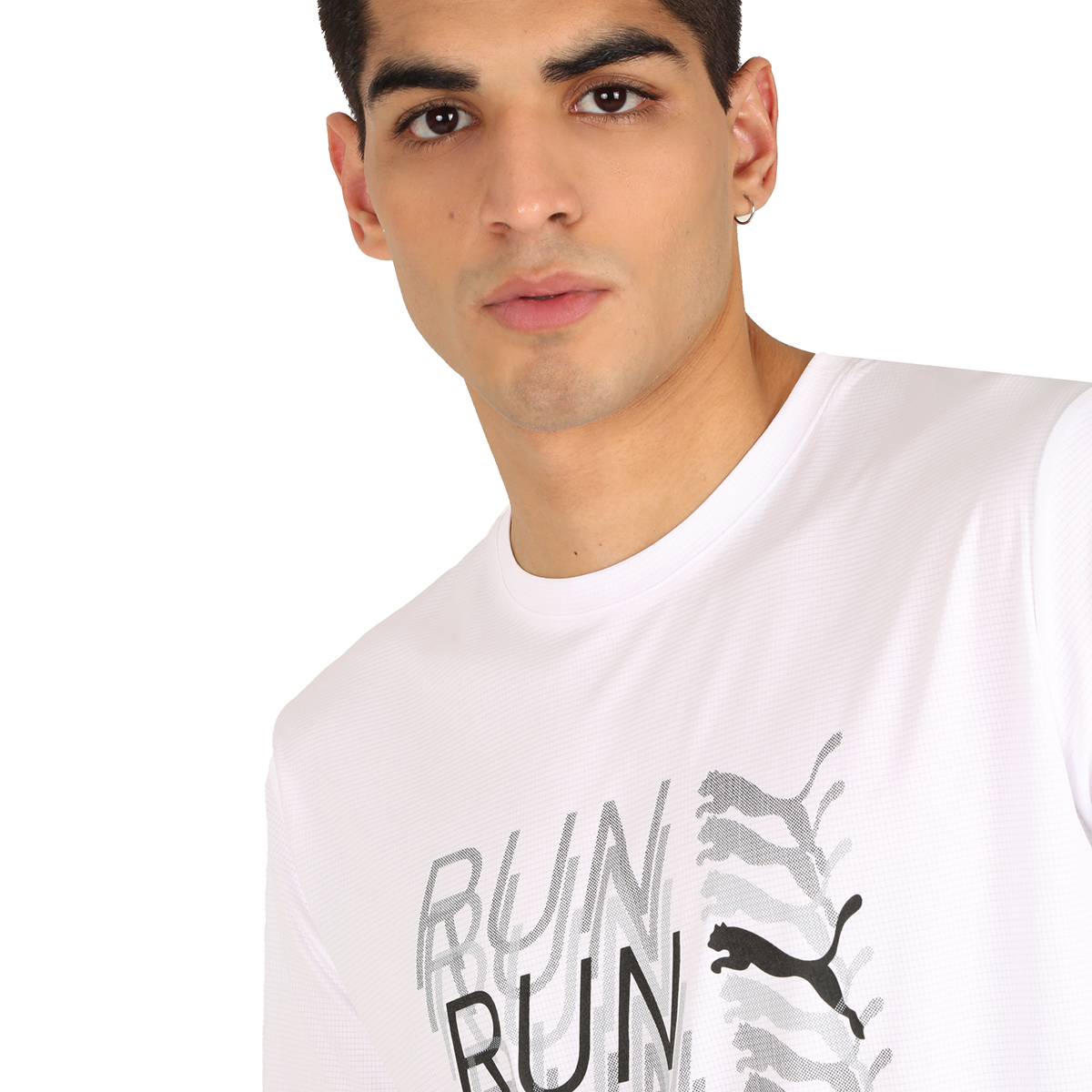 Remera Puma Run Logo Short Sleeve,  image number null