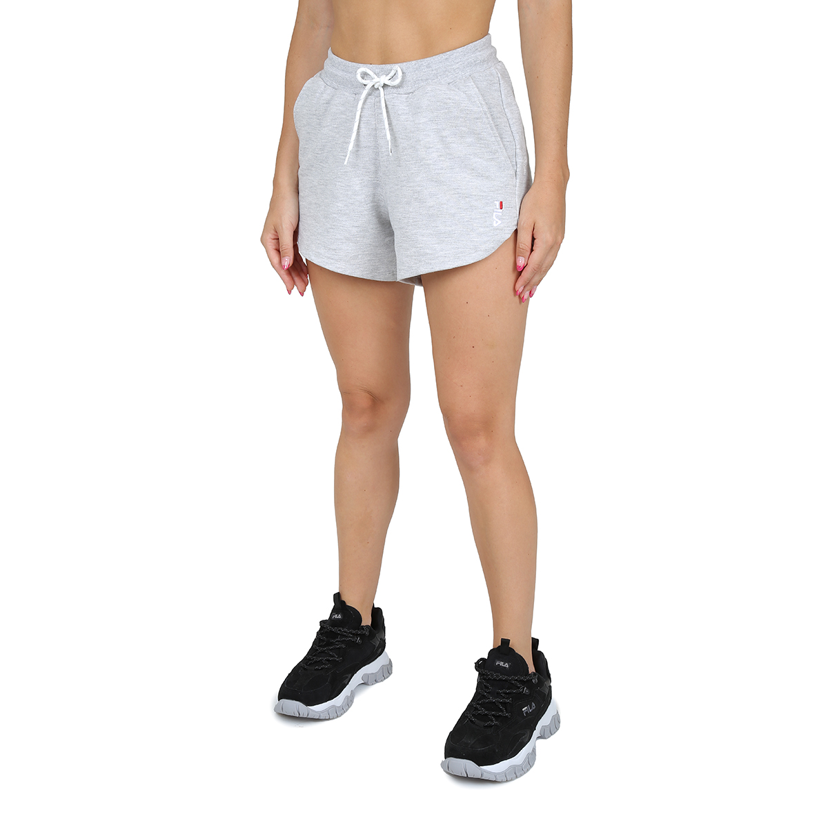Short Deportivo Para Mujer Fila Flow Elastic - Gris — BTU Store