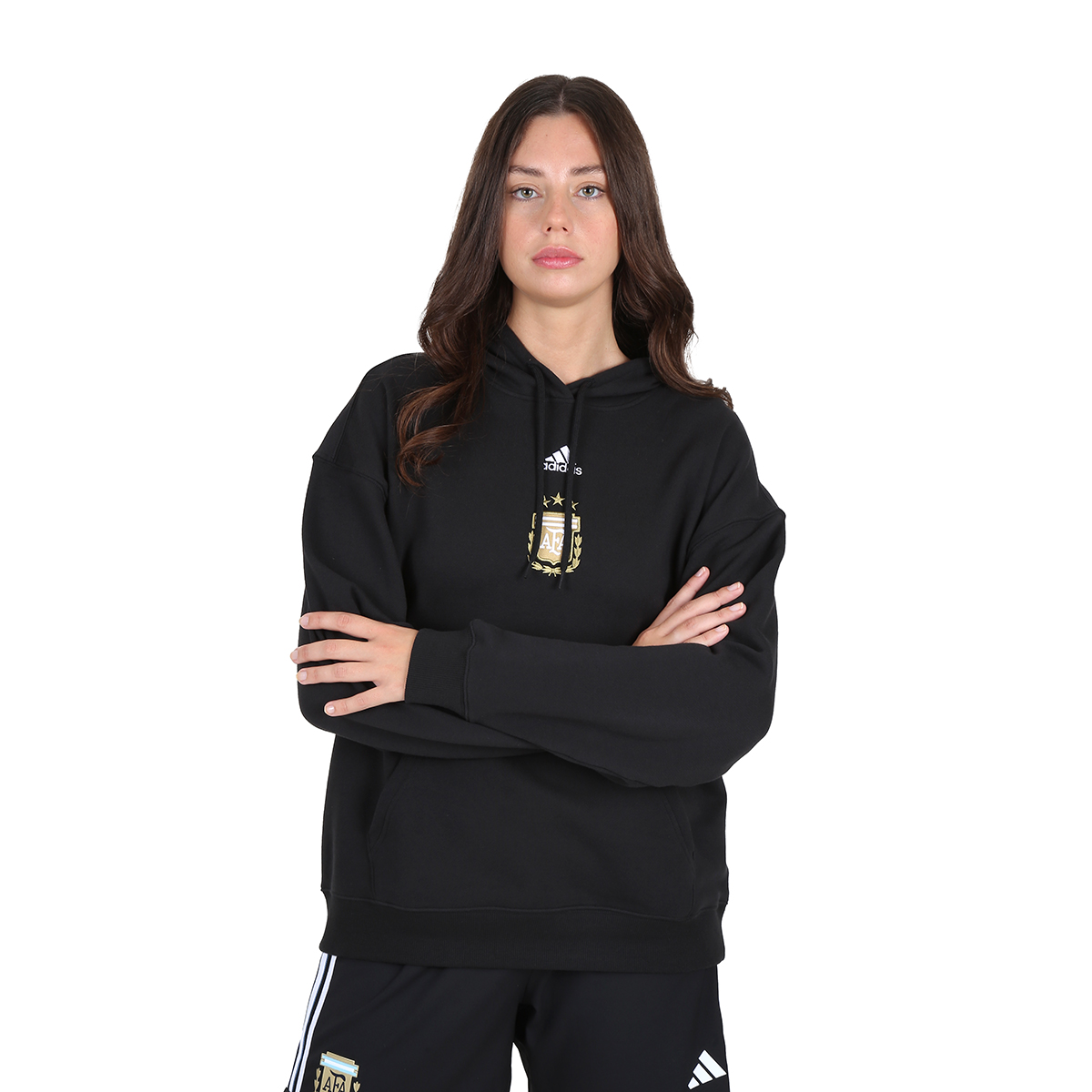 Selección Argentina Adidas Negro Buzo Buzo Argentina Adidas 2024