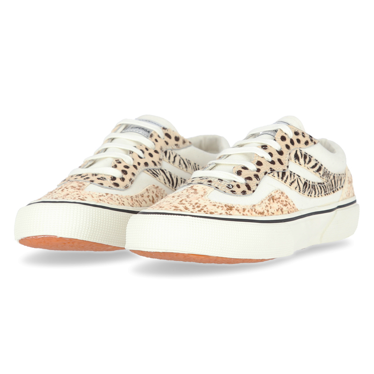 Zapatillas superga top mujer marrón
