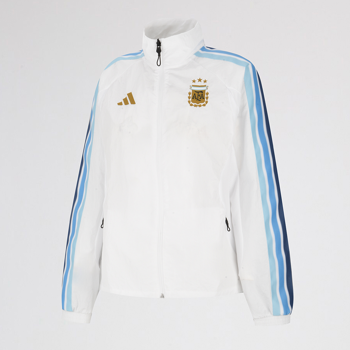 Buzo con Cierre Argentina adidas Titular Anthem Mujer,  image number null
