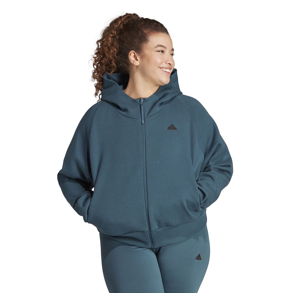 Campera adidas Z.N.E Mujer Algodón,  image number null