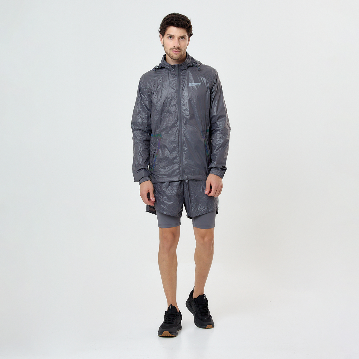 Campera Running Topper Crinkled Hombre,  image number null