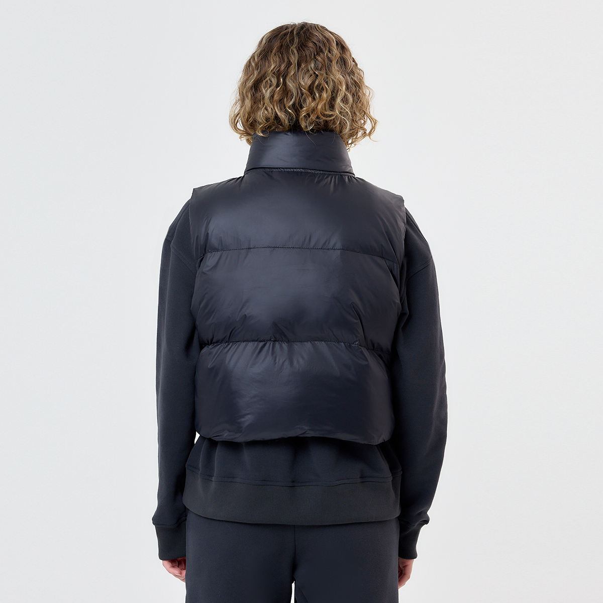 Chaleco Topper Puffer Cropped Mujer,  image number null
