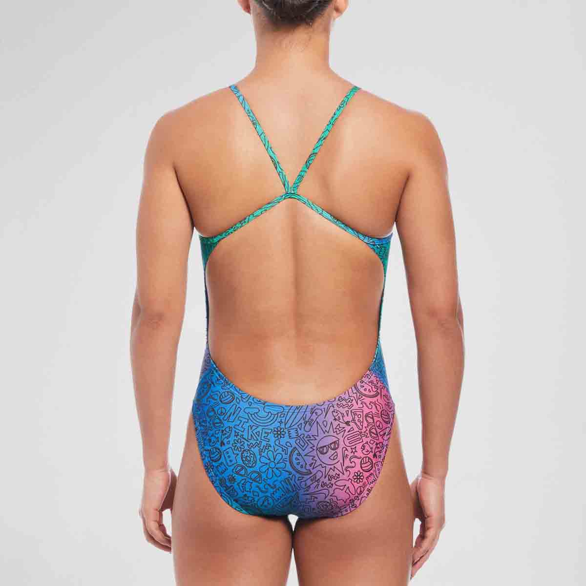 Traje de Ba&ntilde;o Nike Cutout One Piece Mujer,  image number null