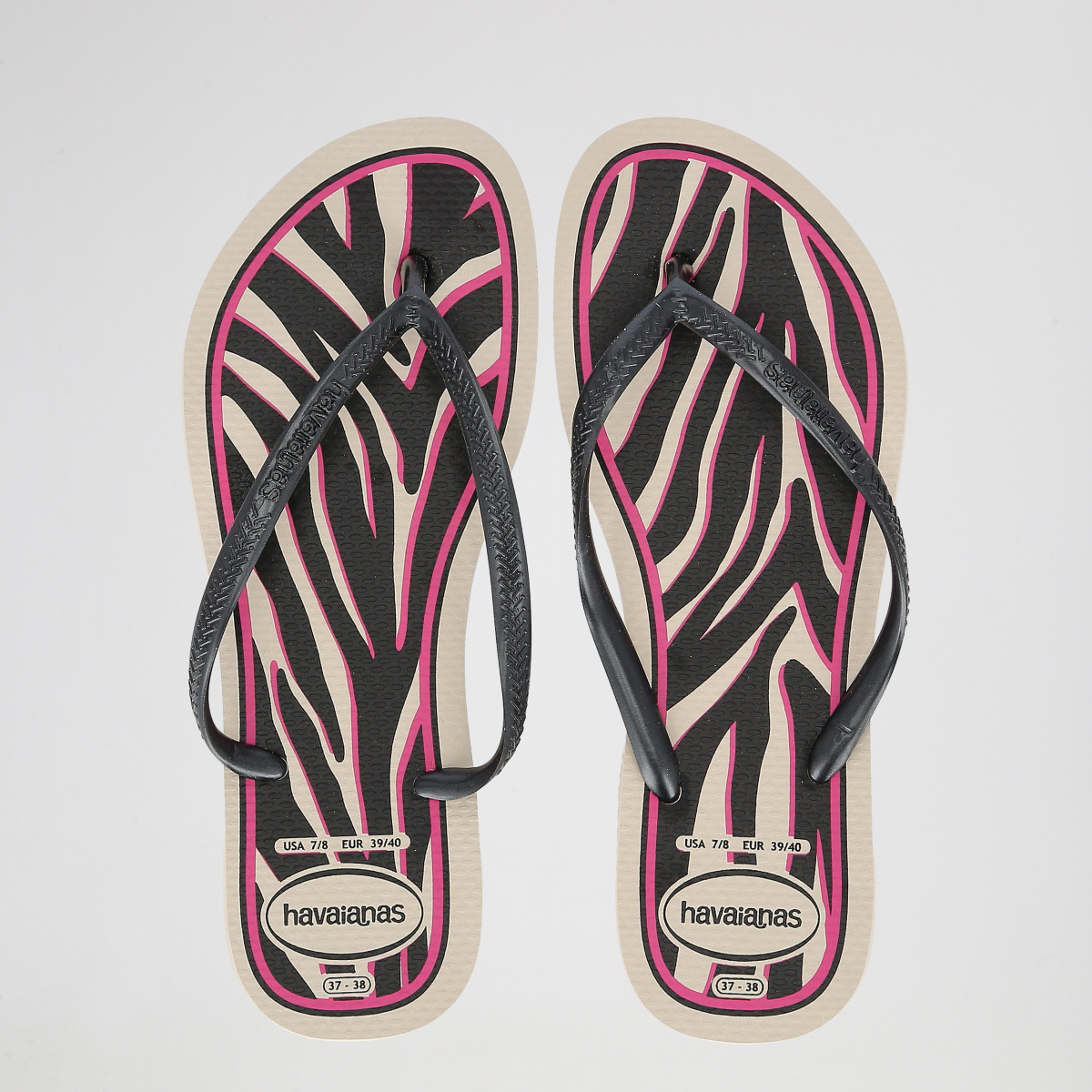 Ojotas Havaianas Slim Animals goma Mujer,  image number null