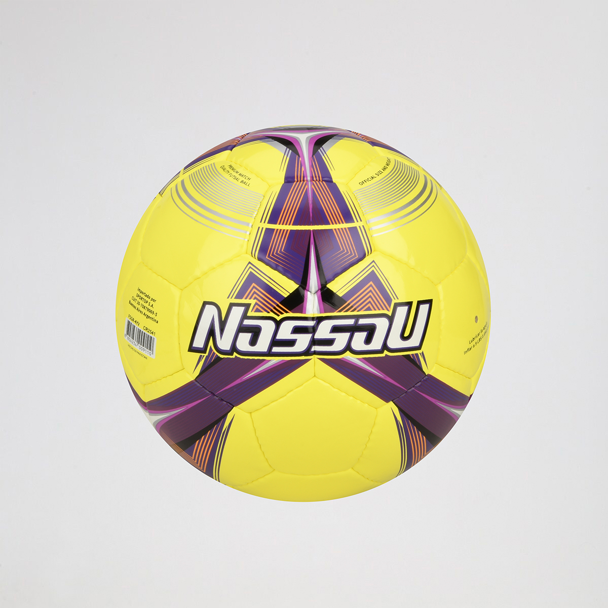 Pelota F&uacute;tbol Nassau Tiger N4 PU,  image number null
