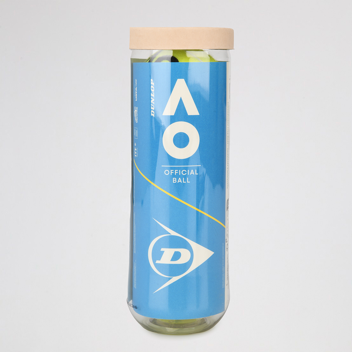 Tubo de Pelotas Tenis Dunlop Australian Open X3,  image number null