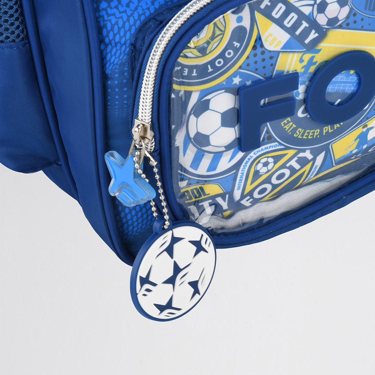 Mochila Footy Espalda Dream Team 18 Ni&ntilde;o con estuche,  image number null