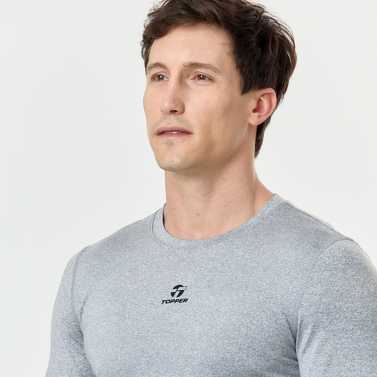 Remera Topper Térmica Manga Larga Hombre,  image number null