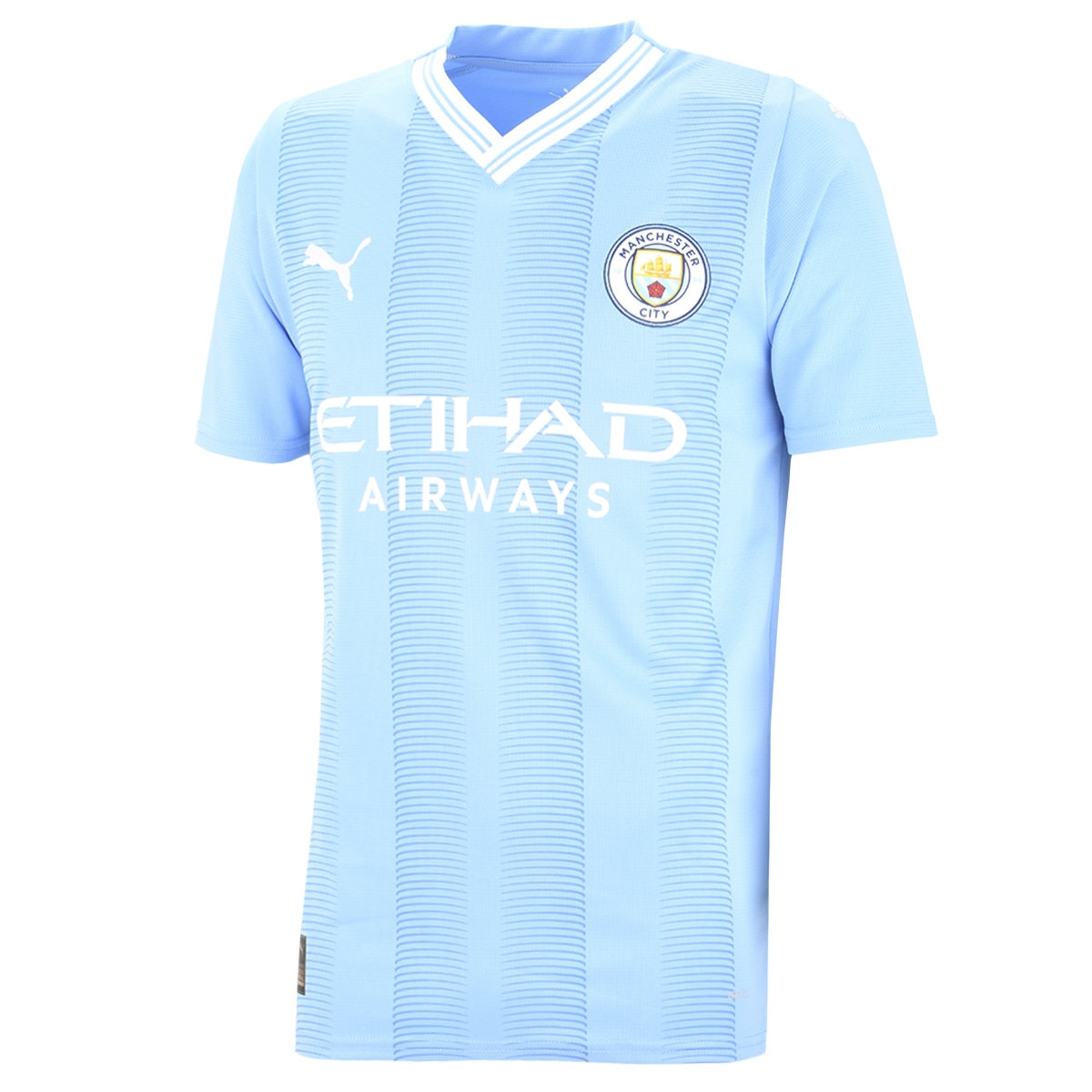 Camiseta Manchester City Puma R&eacute;plica Titular 23-24 Hombre,  image number null