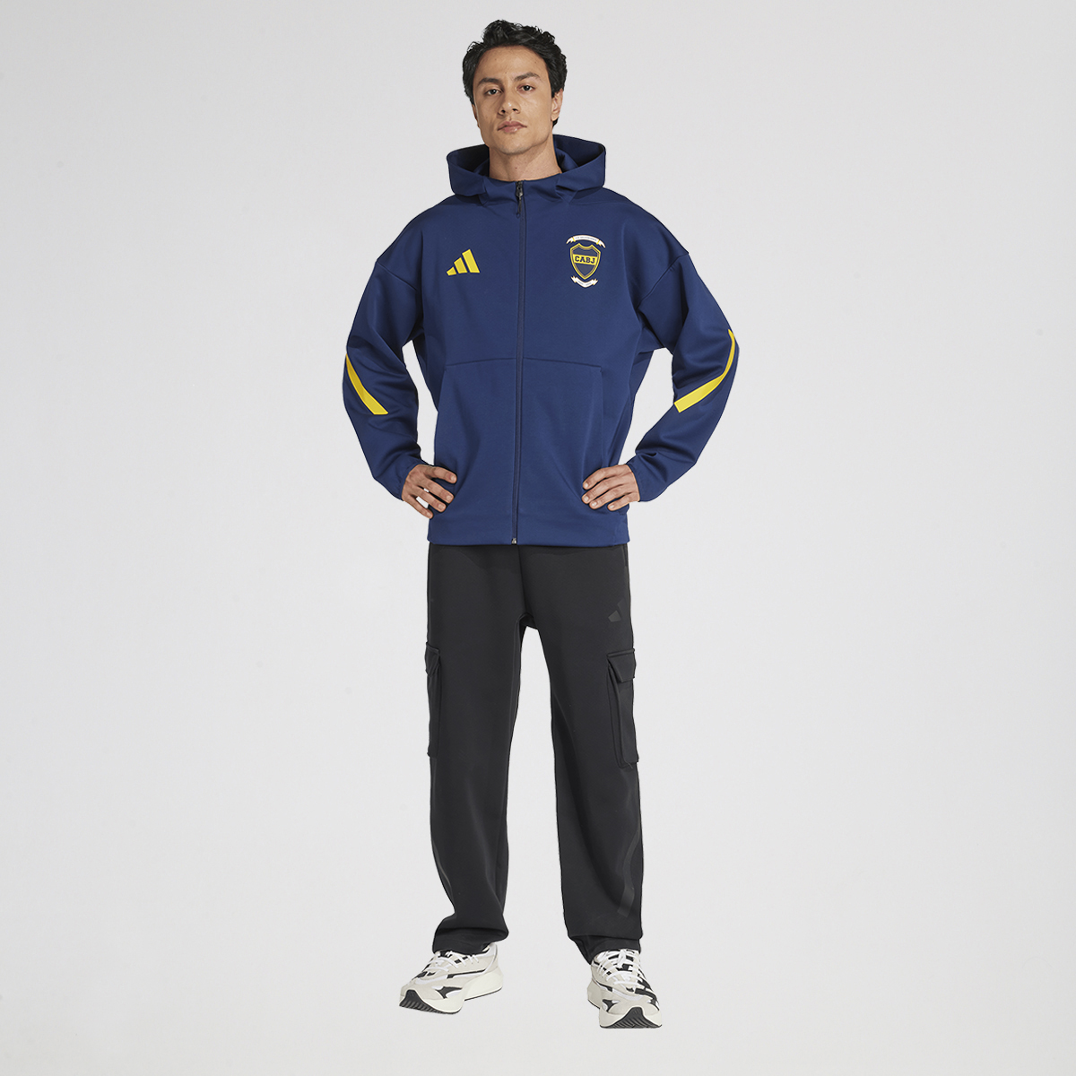 Buzo Boca Juniors adidas Z.N.E. Anthem Hombre,  image number null