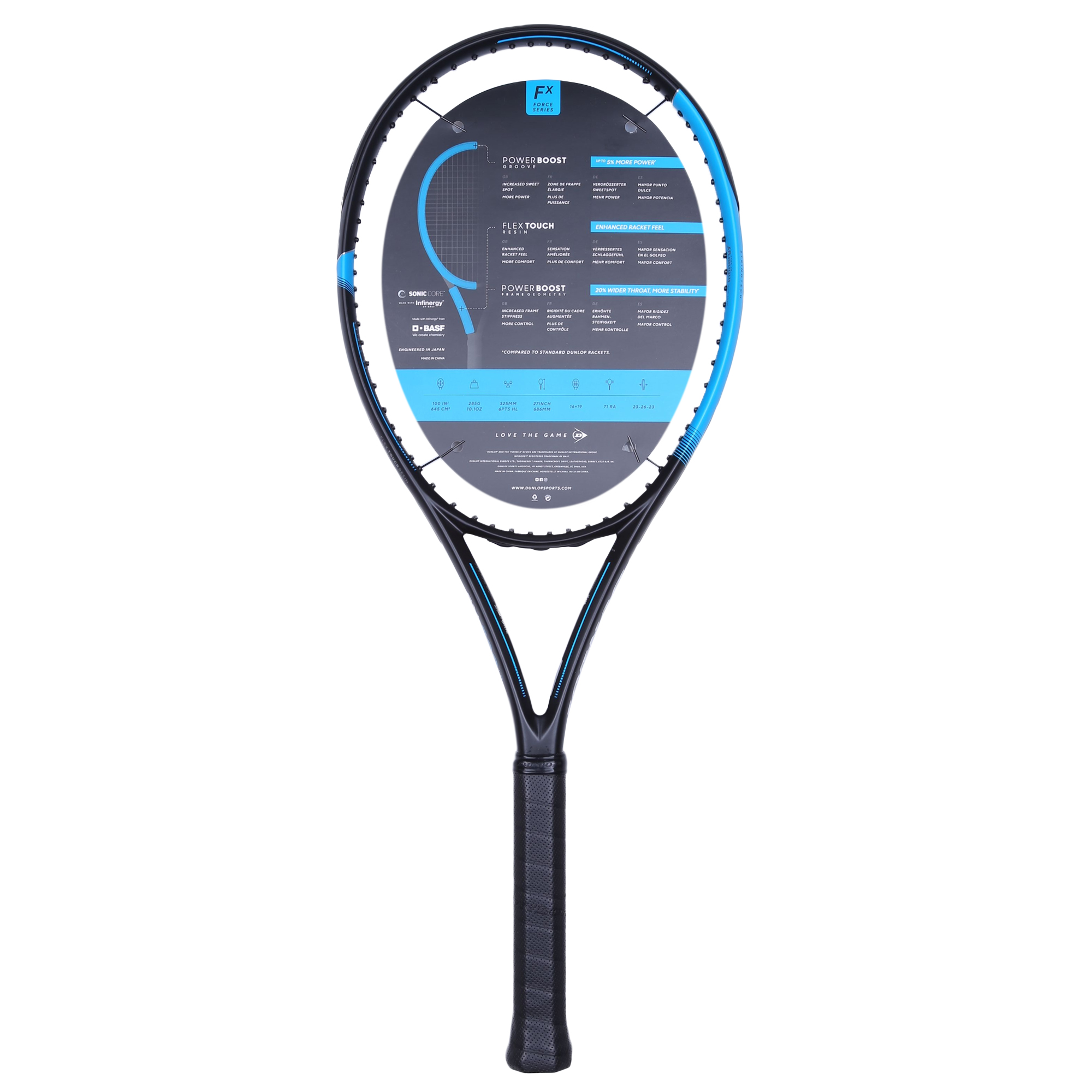 Raqueta Dunlop Fx 500 Ls Grip 2,  image number null