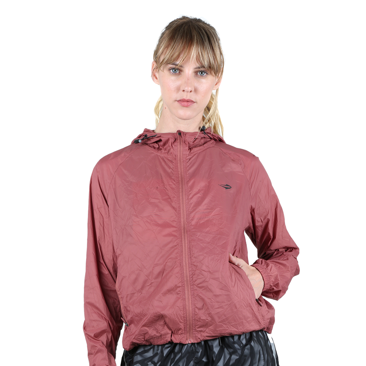 Campera Topper Crinkled Running,  image number null