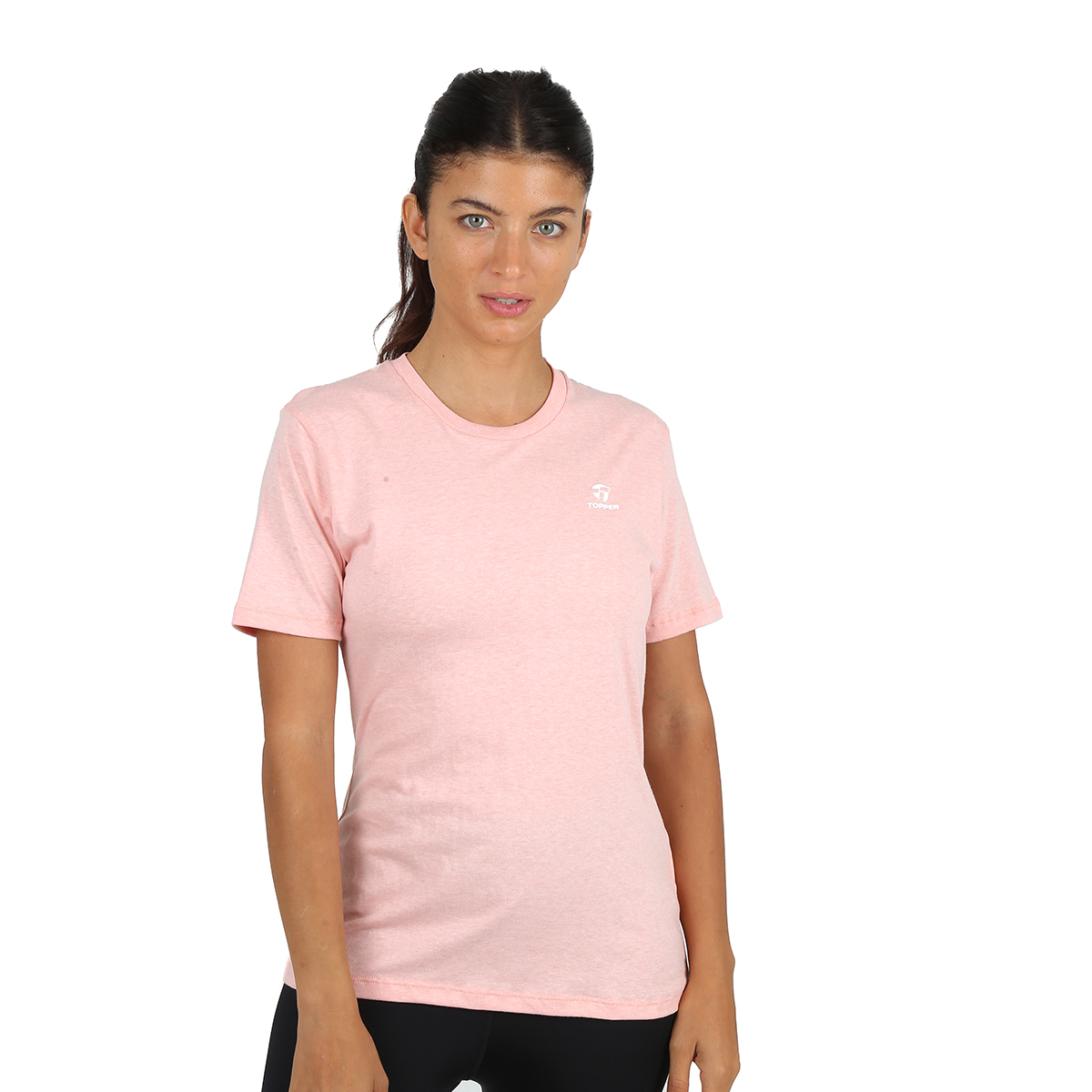 Remera Entrenamiento Topper Básicos Mc Mujer,  image number null