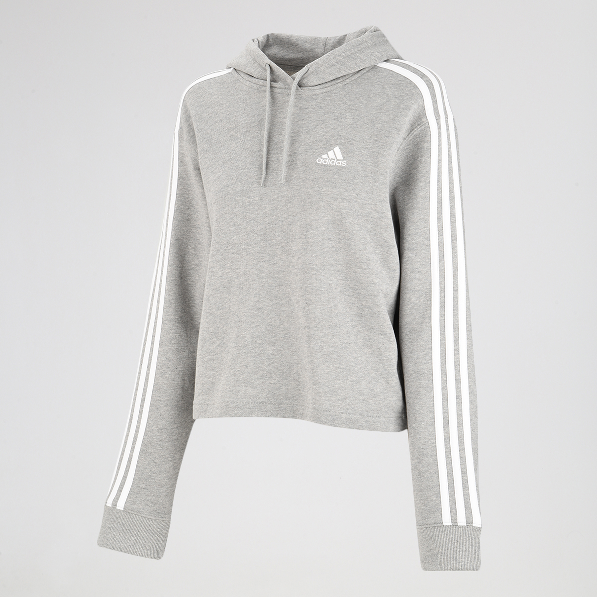 Buzo adidas Essentials 3 Tiras French Terry Crop Mujer Dexter