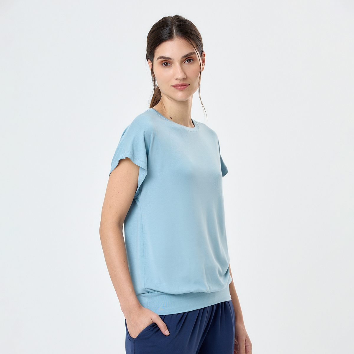 Remera Loop Up Lounge Soft  para Mujer- Comfort Blend- Sin Mangas,  image number null