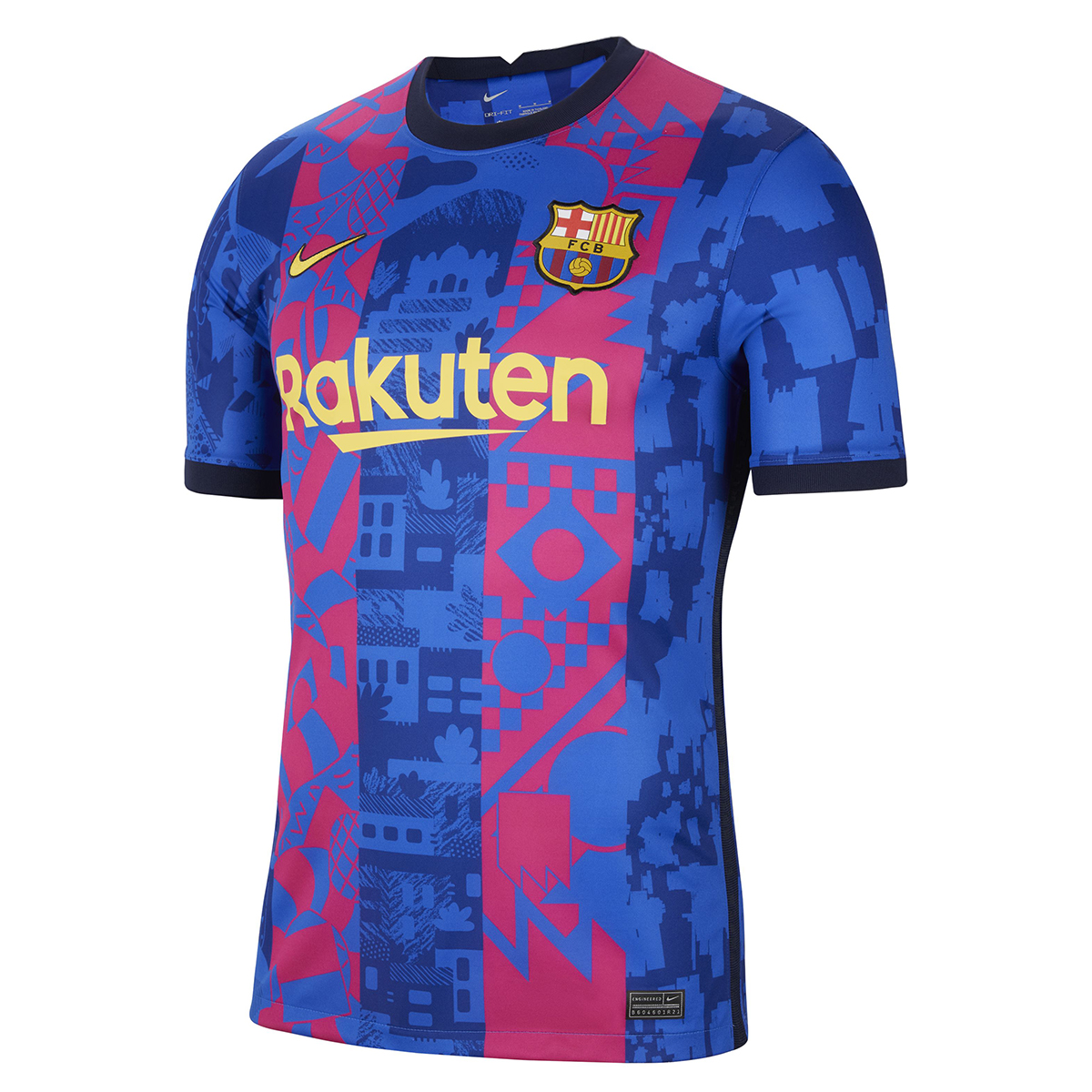 Camiseta Nike FC Barcelona Oficial Stadium Niño Azul