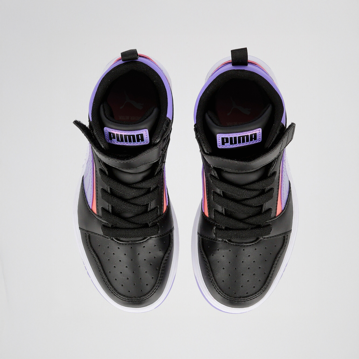 Zapatillas ca&ntilde;a alta Puma Rebound V6 Mid Blurr Ni&ntilde;a,  image number null