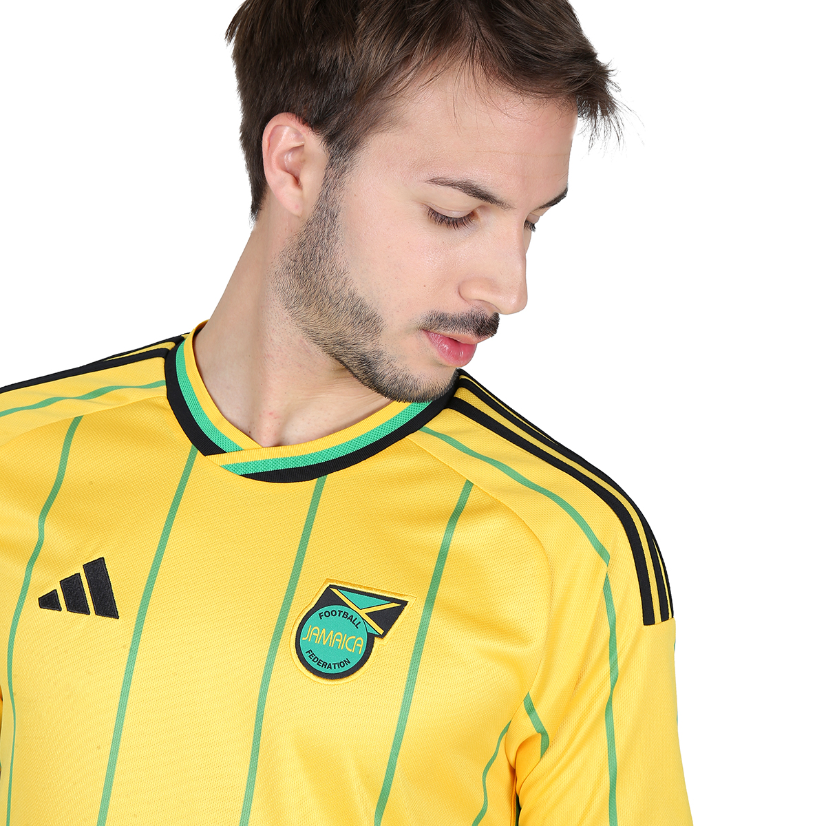 Camiseta adidas Jamaica 2023 amarilla