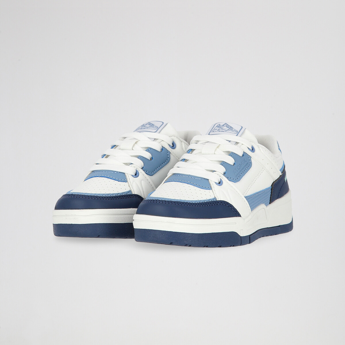 Zapatillas cuero sint&eacute;tico Atomik Life Infantil,  image number null