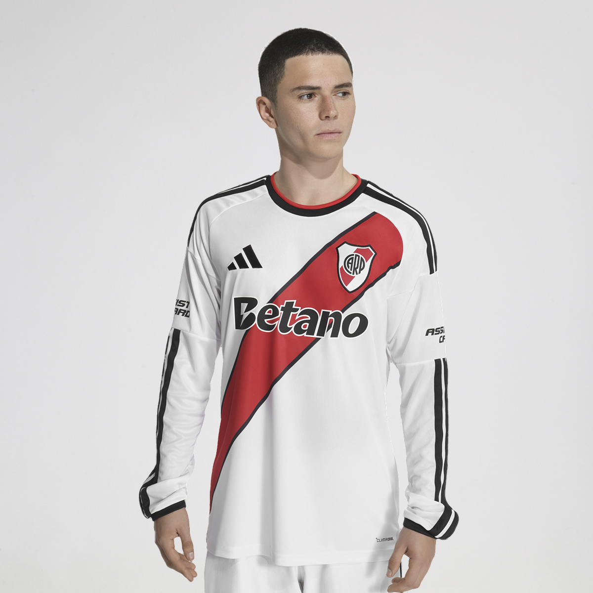 Camiseta River Plate adidas Titular 26 27 Manga Larga Hombre,  image number null