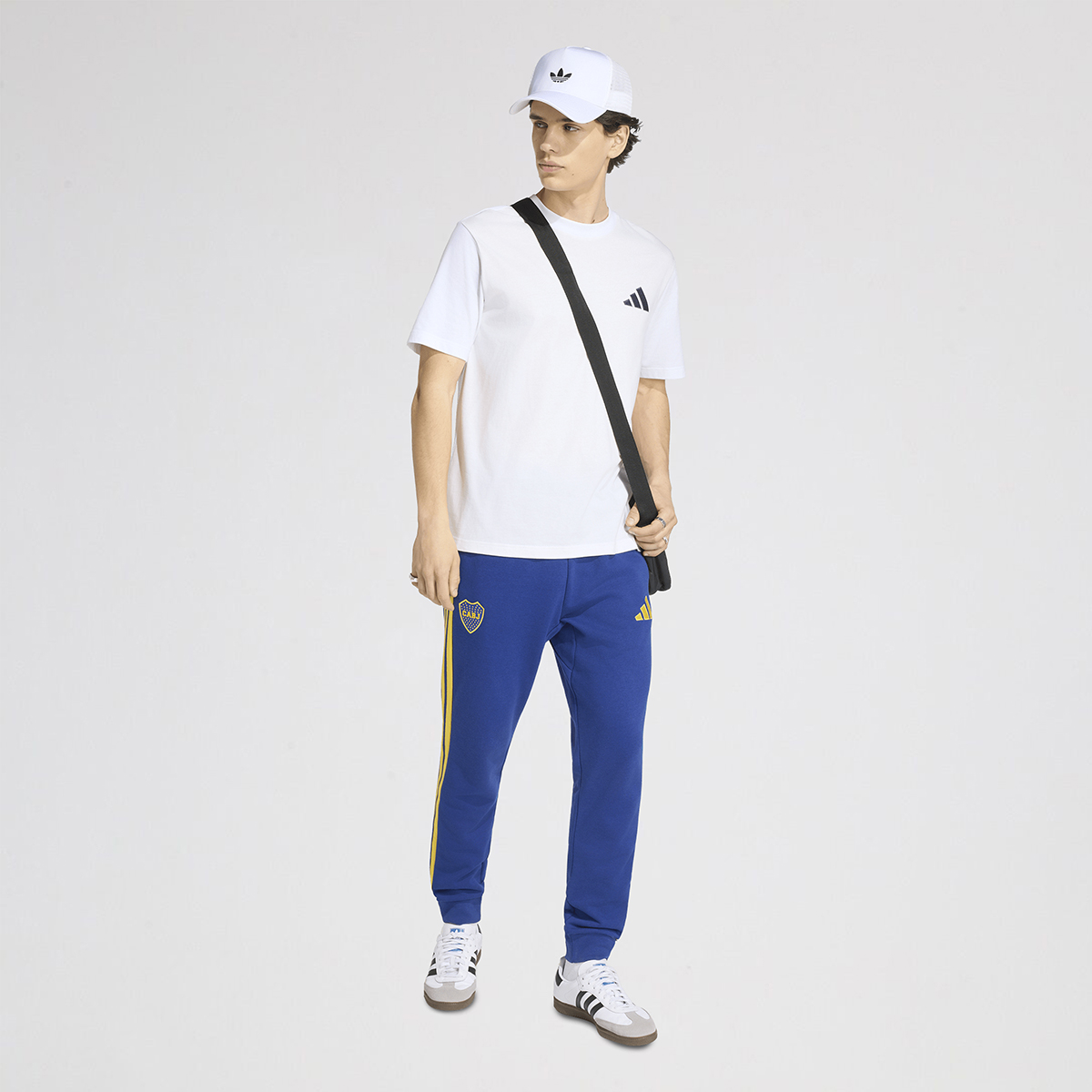 Pantal&oacute;n Boca Juniors adidas DNA Hombre,  image number null