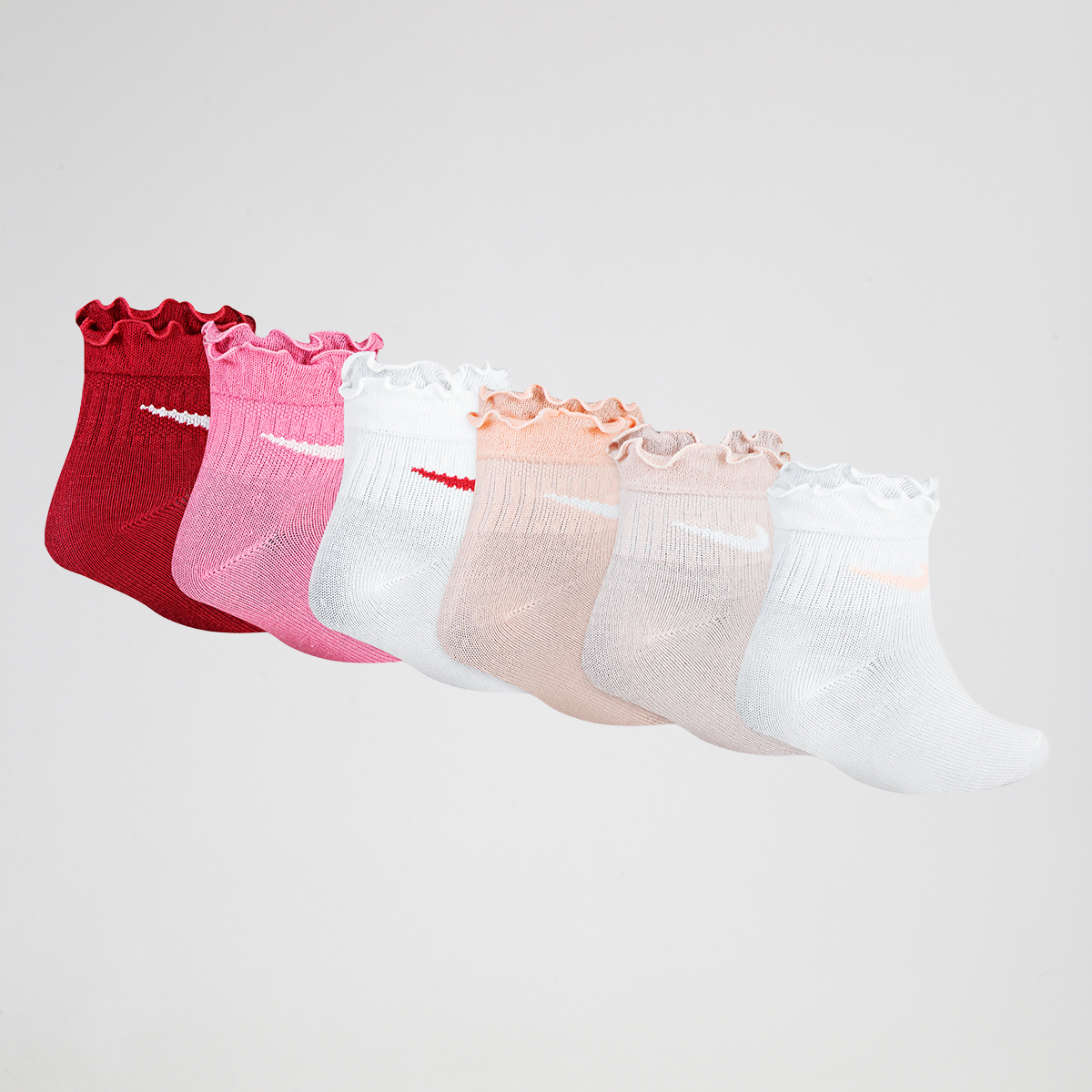 Pack de Medias Nike Ruffle Ankle X6 Ni&ntilde;a,  image number null
