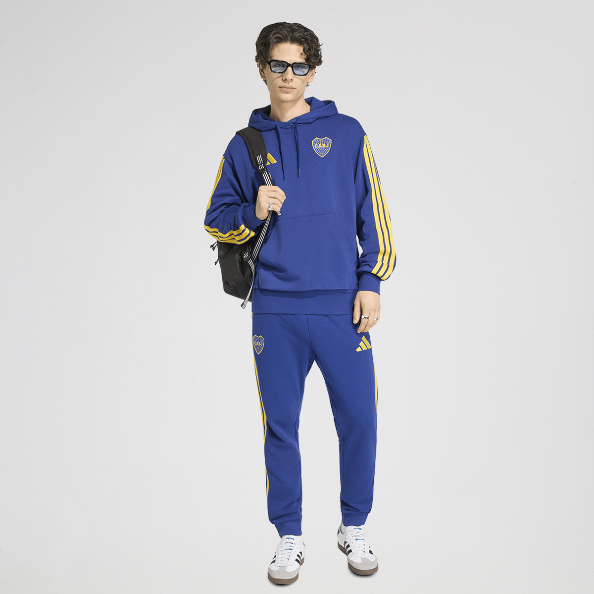 Buzo adidas Boca Juniors DNA Hombre con capucha,  image number null