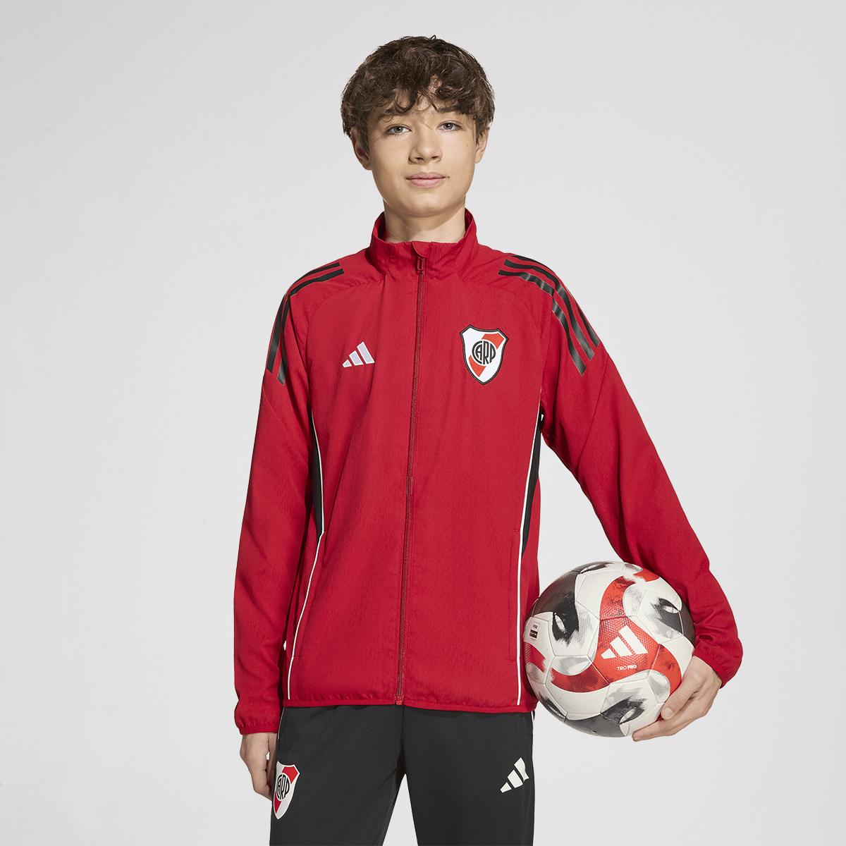 Campera River Plate adidas 25/26 Tiro25 Presentación Infantil,  image number null