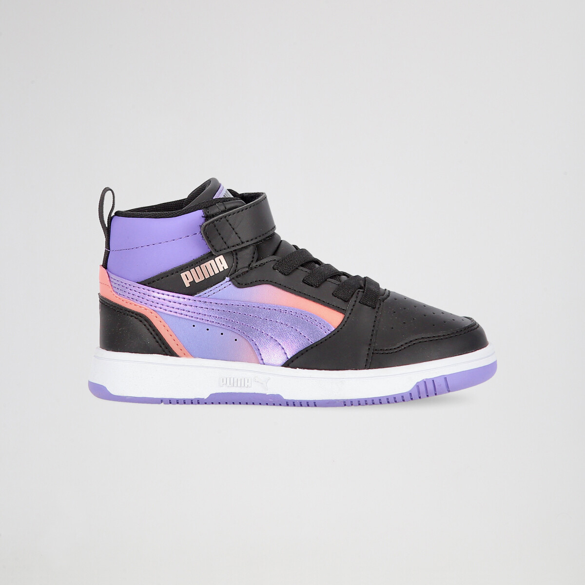 Zapatillas ca&ntilde;a alta Puma Rebound V6 Mid Blurr Ni&ntilde;a,  image number null