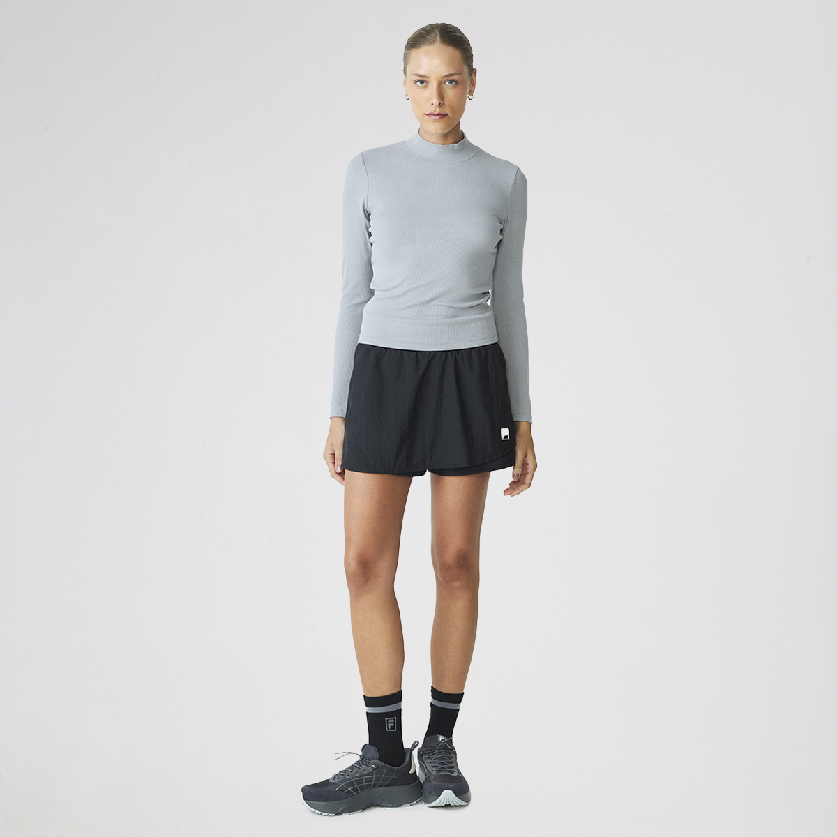 Remera Fila Manga Larga Essentials Rib Mujer,  image number null