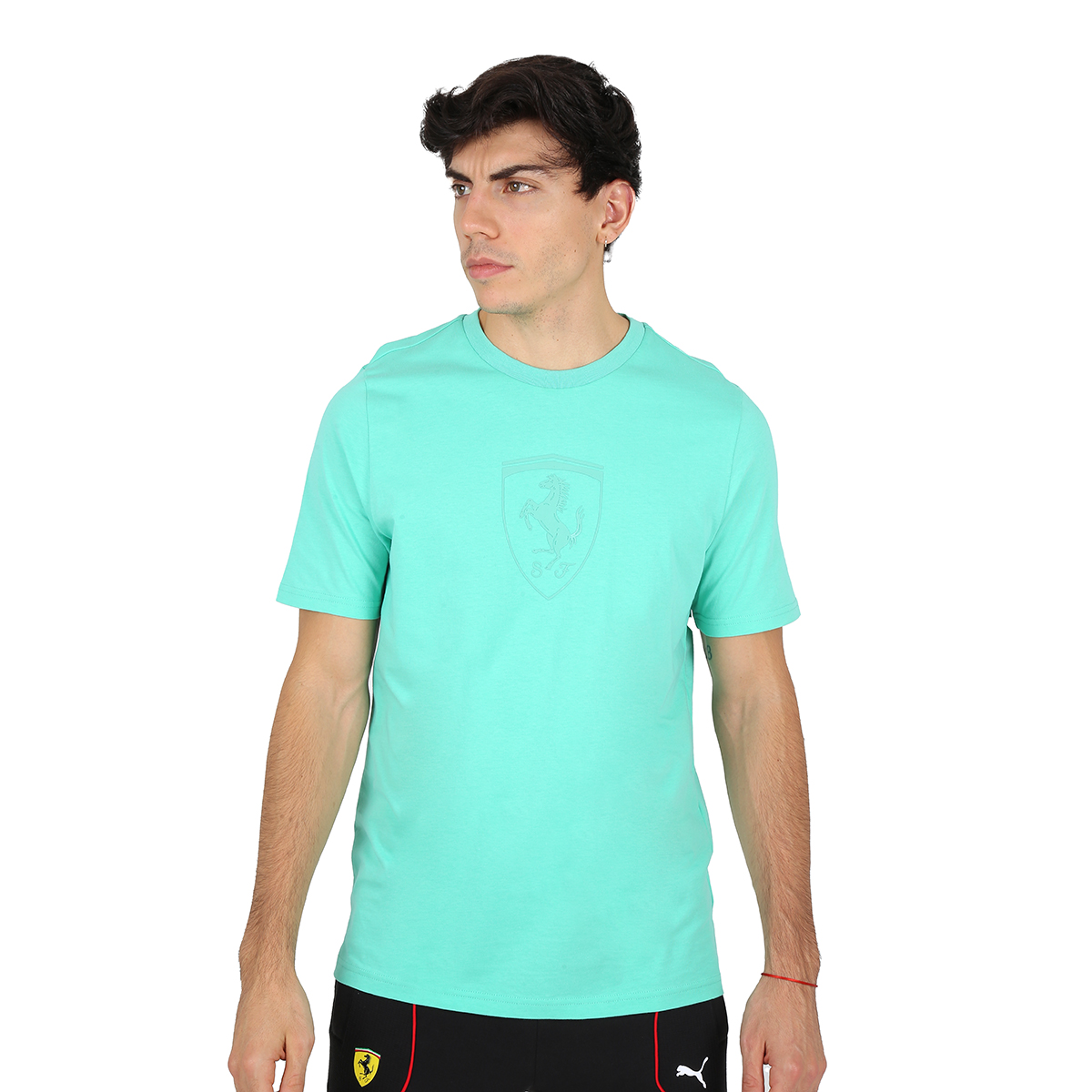 Remera Puma Ferrari Race Shield Tonal Logo Hombre,  image number null