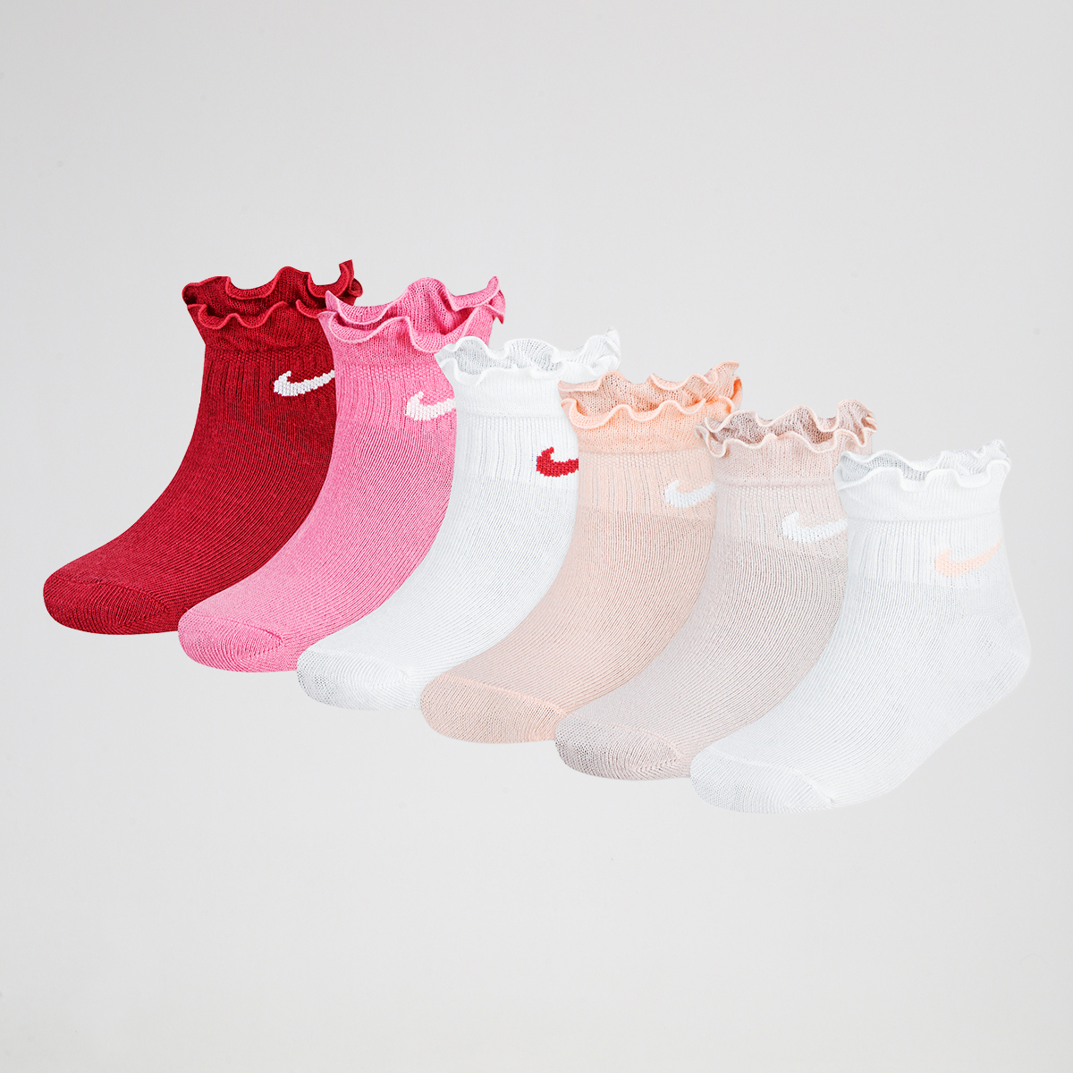 Pack de Medias Nike Ruffle Ankle X6 Ni&ntilde;a,  image number null