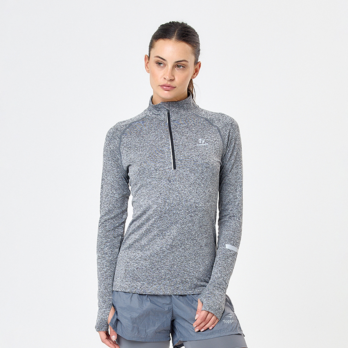 Buzo Running Topper Layer II Mujer,  image number null