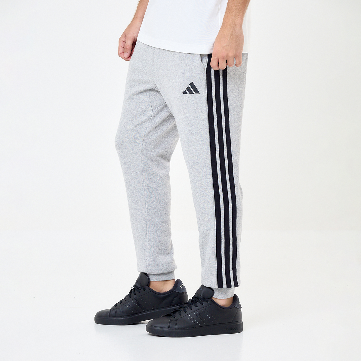 Pantalón adidas Essentials 3 Tiras French Terry Hombre,  image number null