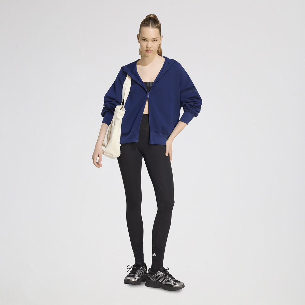 Buzo con Cierre adidas Soft Lux Mujer,  image number null