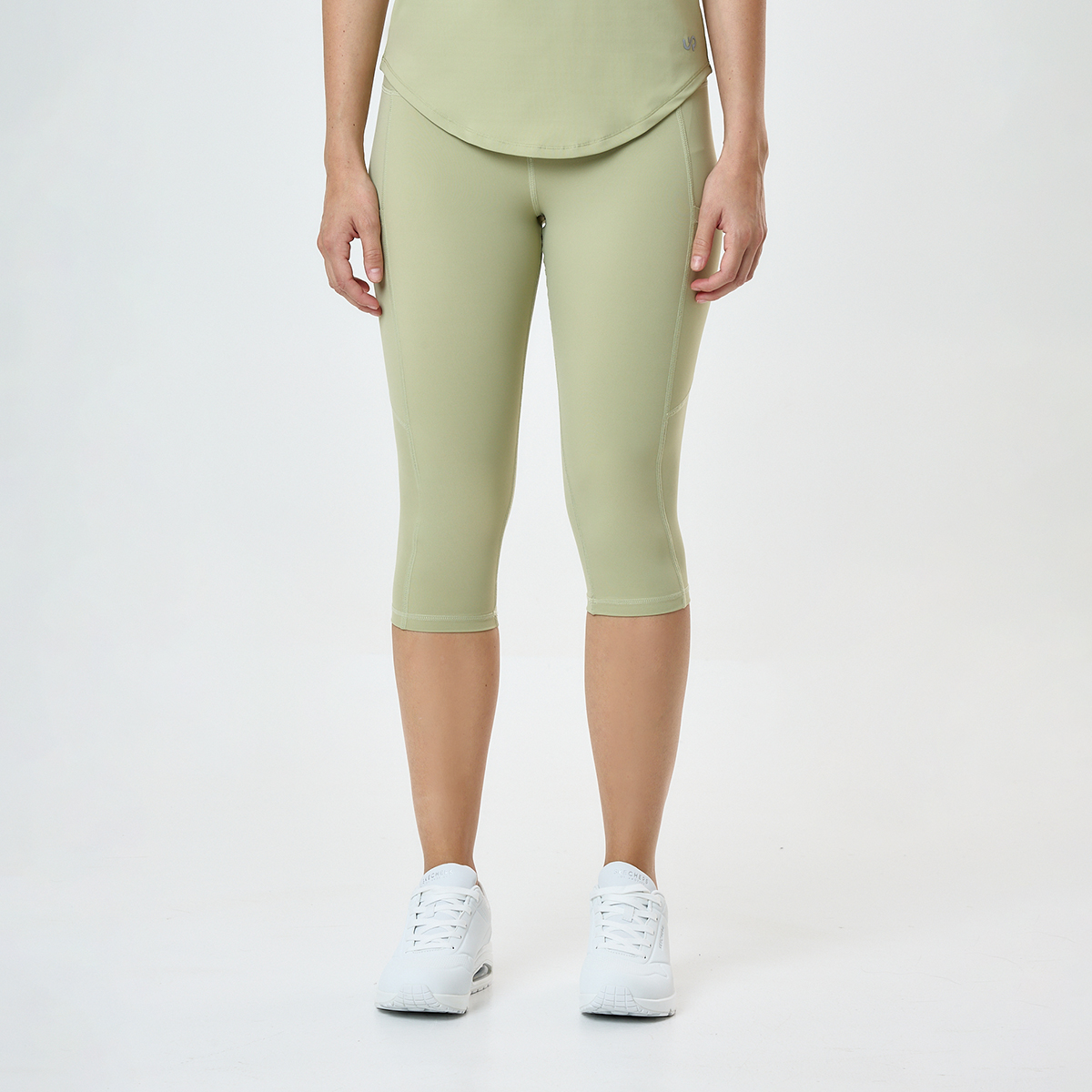 Calza Loop Up Pure Lotus W- Lift Up Mujer- 3/4 - Con Bolsillos Laterales,  image number null