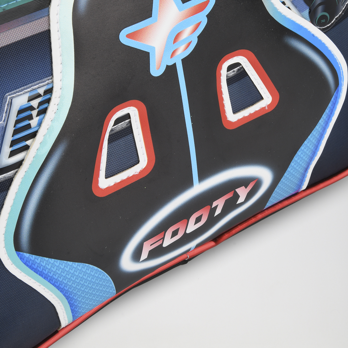 Mochila Footy Espalda Pro Gamer 18 Ni&ntilde;o con estuche,  image number null