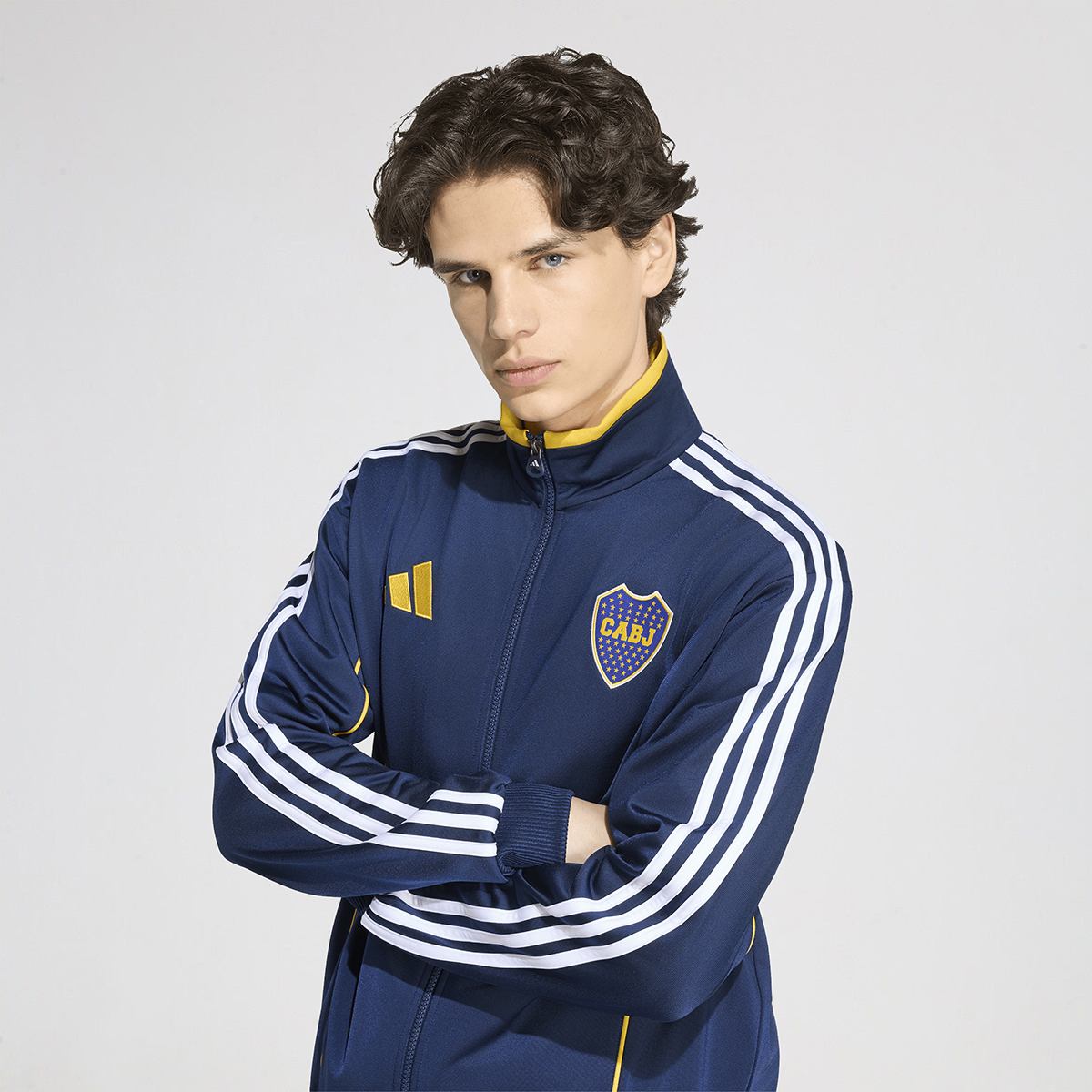Buzo con Cierre Boca Juniors adidas 25 Aniversario Hombre,  image number null