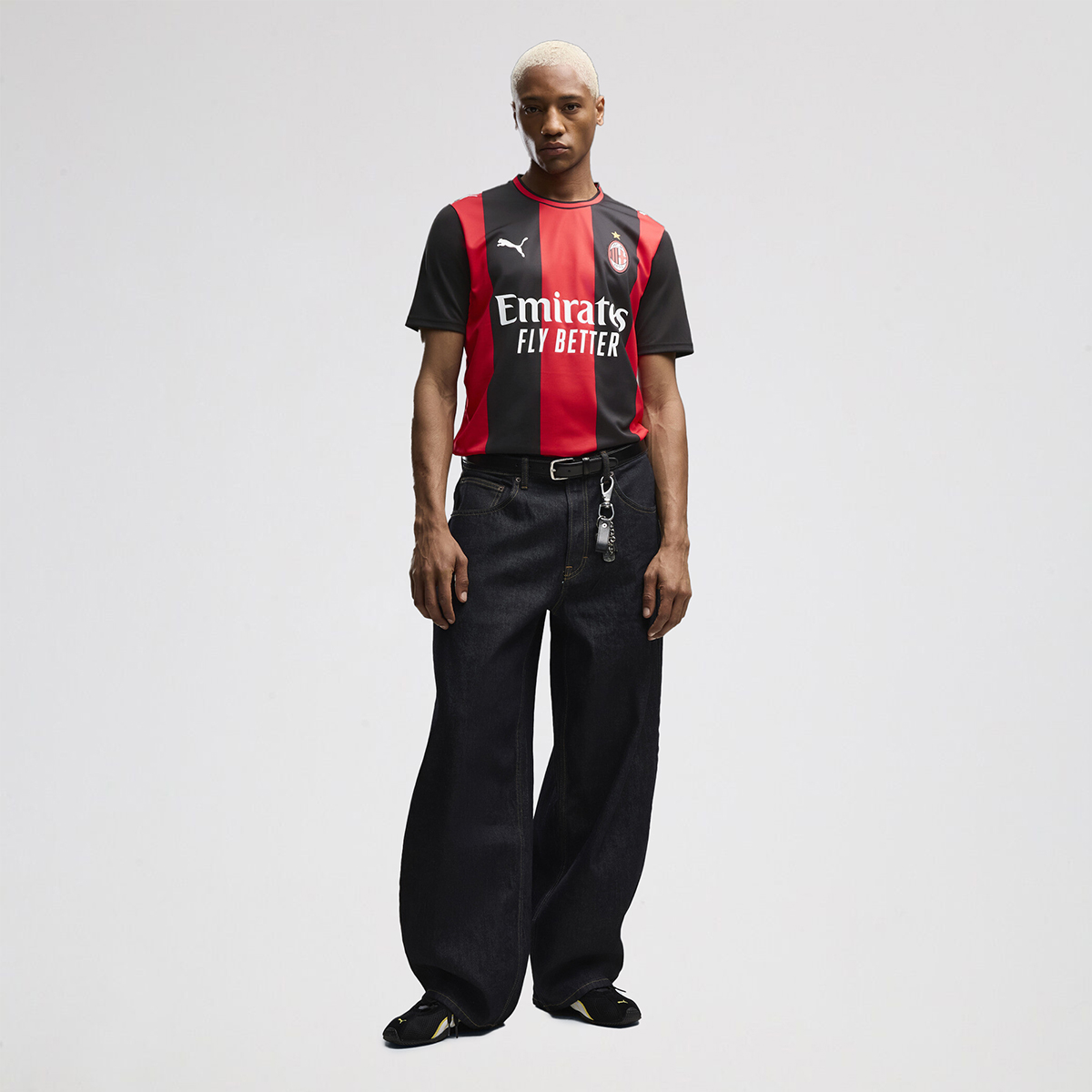 Camiseta AC MILAN Puma Titular 26 27 Hombre,  image number null