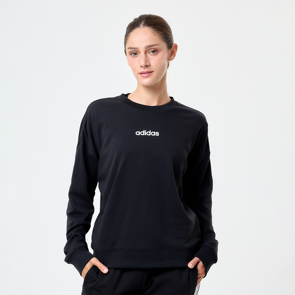 Buzo adidas Essentials Linear French Terry Mujer,  image number null