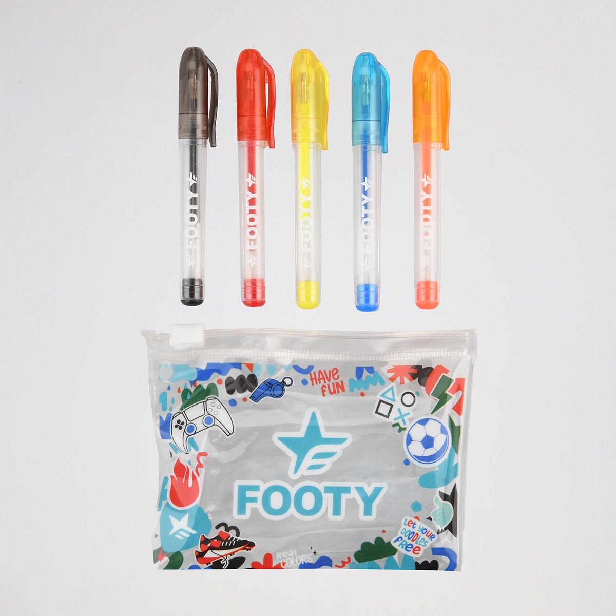 Mochila Footy Espalda Pro Gamer 18 Ni&ntilde;o con estuche,  image number null