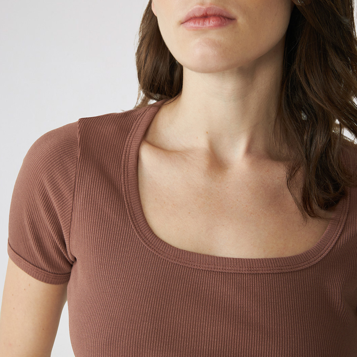 Remera Fila Slim Rib Lisa Mujer,  image number null