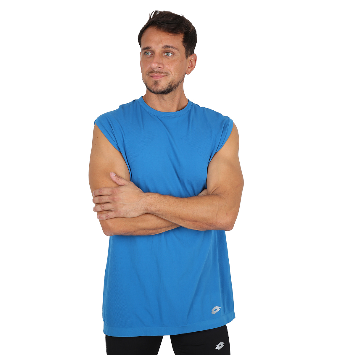 Musculosa Entrenamiento Lotto Seamless Calm Hombre,  image number null