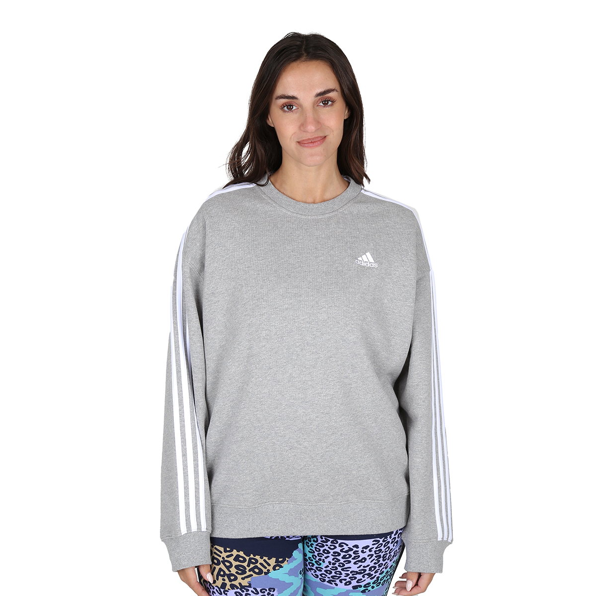 Buzo Urbano adidas Essentials 3 Stripes Mujer,  image number null