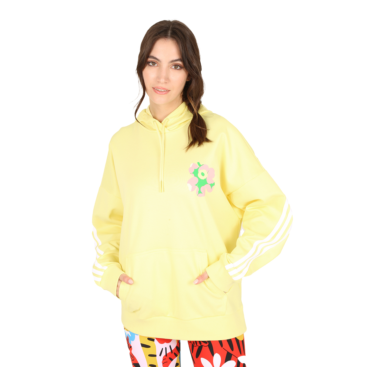 Buzo adidas floreado shop